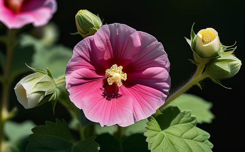 Hollyhock plant photo